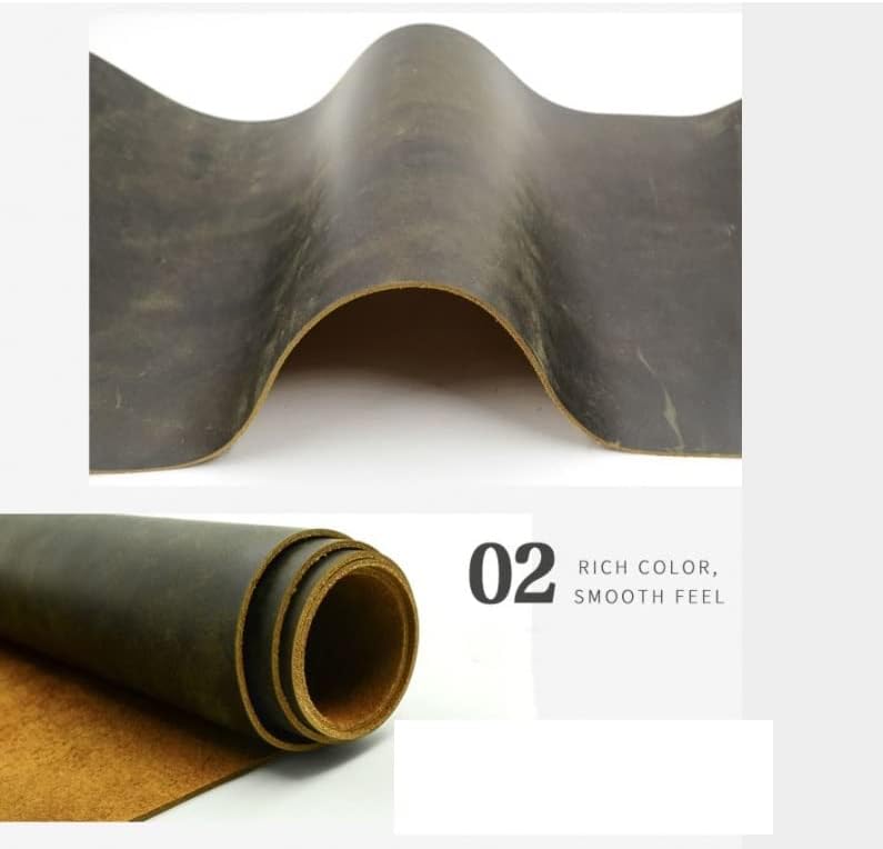 Mmllzel врвови слој рачно изработена DIY кожа може да направи мебел за мебел за чанти за чанти за софи софа облека паричник