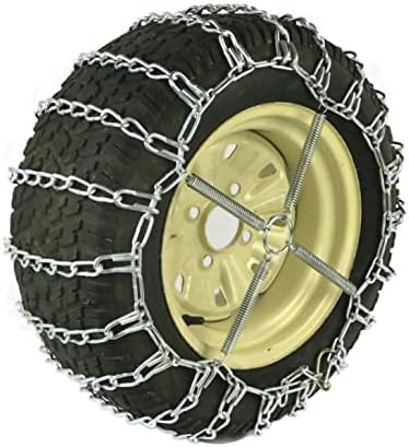 Продавницата РОП | 2 Пар за ланец на гуми за врски за Deон Деер 18x8.5x8 фронт 24х9,5х12 задни гуми за косилка