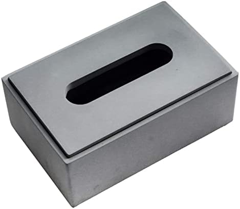 кутија за ткиво кутија за кутија за цемент Десктоп ткиво на кутијата држач за индустриски ветер со капаче запечатена правоаголна домаќинство