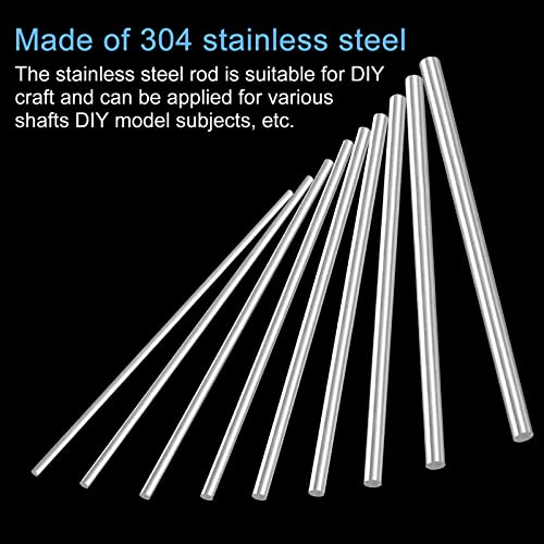 Меканиксити не'рѓосувачки челик тркалезни шипки шипка 1мм-8мм сортиран дијаметар од 350мм должина од не'рѓосувачки челик за шипки за наноси разни