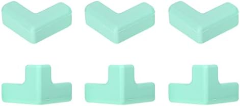 Аголски 6 парчиња браници на камиони за домаќинство за зелено мек мебел во форма на Л-облик на ормари за силикони за силикони- доказ за заштитни