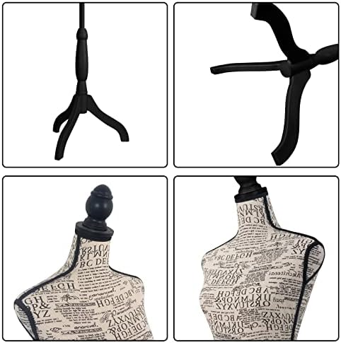 Formенски фустан формираат вртоглаво манекен торзото со пластика за статив за статисти