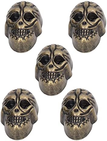 Mxzzand Ghost Skull Rivet, Electroplating Process Skull копче Панк стил 50 комплети за кожни занаети