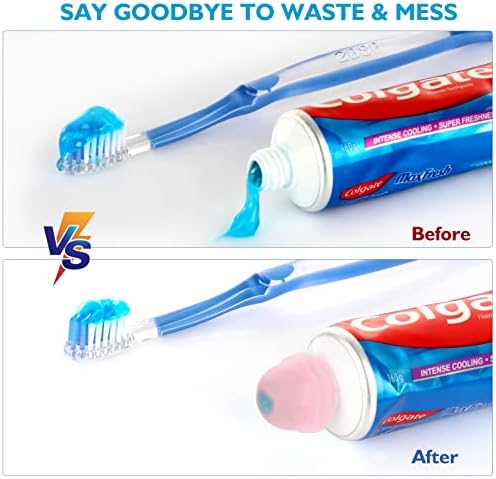 6 Пакувајте се само затворање на капа за паста за заби, диспензерот за капа за заби за деца или возрасни, ја задржува хигиената без неред,