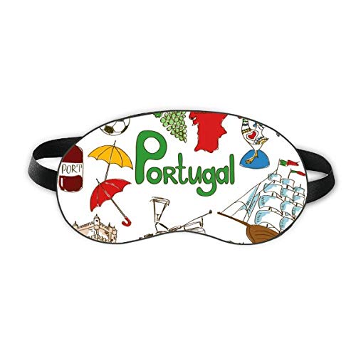 Португалски пејзажи животни Национално знаме за спиење на очите на очите мека ноќно следење на сенка на сенка