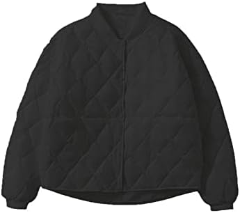 Women'sенска лесна долга облека со долги ракави, топла ватирана памучна јакна со долг ракав, палто со палто, врвна јакна