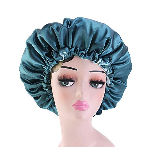 Lertree 3 парчиња еластични жени дамки ноќно спиење капа за коса капачиња за туширање капачиња за туширање