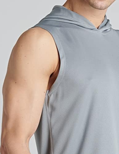 Liberty Увоз на 3-пакувања салата без ракави за маж за мажите кошули за вежбање, резервоарот за мускули со атлетска облека атлетска облека