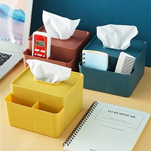 Ylyajy жолто ткиво кутија за салфетка за салфетка кутија едноставна стилска домашна автомобилска канцеларија работна површина за