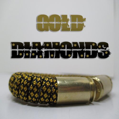 Златни дијаманти Паракорд 40 нараквица за куќиште со куршум со калибар