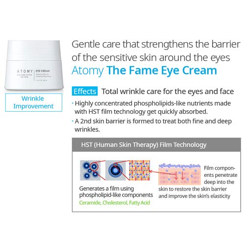 Крем за очи на атоми 1,1 fl oz Хербална нега на кожата против стареење на брчки подобрување ново