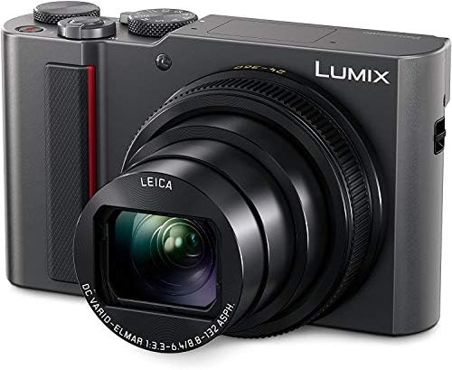 Panasonic Lumix ZS200D 4K дигитална камера, 20.1MP 1-инчен сензор, 15x Leica DC Vario-Elmar Lens, F3.3-6.4 Aperture, WiFi, Hybrid O.I.S. Стабилизација,