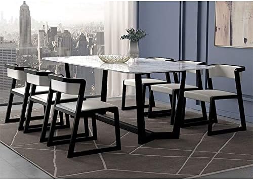 Орев стол за јадење цврсто дрво домаќинство модерна минималистичка трпезариска маса и комбинација на столчиња столче столче за столче
