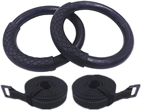 XBWEI ABS Gym Rings Gindimitics Rings со прилагодливи ленти за мрежи за пена за вежбање на мускули за вежбање фитнес тренинг