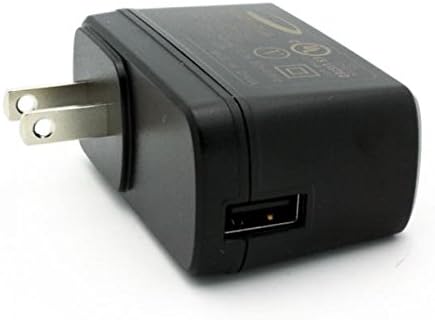 1 -AMP Rapid Home Wall Wall AC полнач USB кабел адаптер MicroUSB синхронизација на кабел за напојување [црна] компатибилна со Motorola Droid Maxx