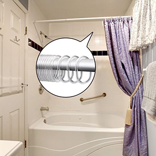 24 пакувања пластични прстени за завеси за туширање куки за шипка за прозорец за туширање во бања