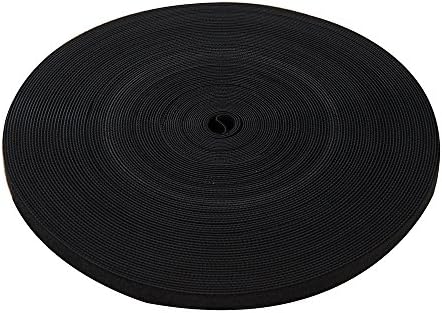 FIXMAN 419854 Црна кука за само-обвивка и лента за вратоврска 10мм x 25m