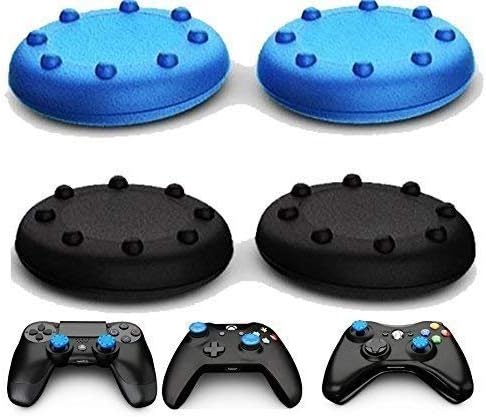Ortz® аналогни капаци за зафат на палецот за PS4 / Xbox 360 / Xbox One / PS3 / PS2 - Направено од силиконска гума - Најдобри капачиња за игри