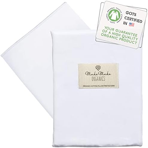 Makemake Organics Organic Pottdler Pildler Pemlowbase Got сертифицирани органски памучни перници за памук