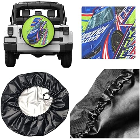 Ратриг Кајл Ларсон 5 покритие на гуми Универзални резервни резервни тркала за додатоци за приколка со камиони SUV RV Camper заштитници водоотпорно патување за прашина о?