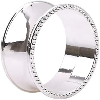 Соларизиски салфетки прстени за трпезариска маса за невестински салфетки прстени сјајни држачи за салфетка за украсување за гроздобер