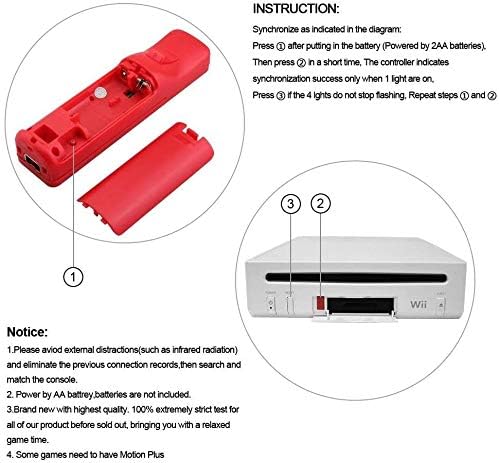 Далечински контролер за Wii, Anokey далечински и Nunchuck Joystick Controller компатибилен за Wii/Wii U, контролер со силиконски случај и лента