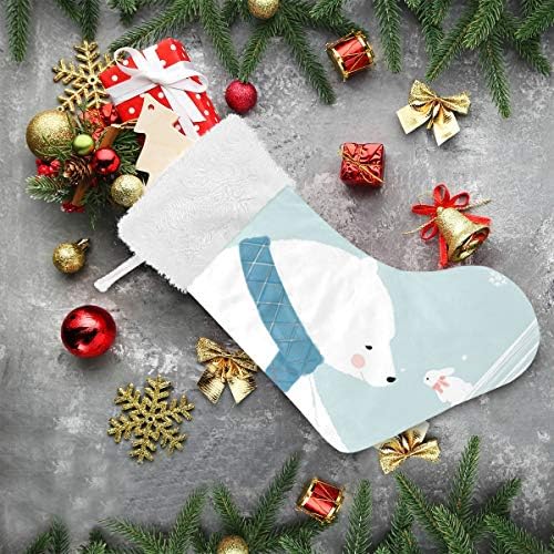 Пимилагу Поларна мечка Божиќни чорапи 1 пакет 17,7 , виси чорапи за Божиќна декорација