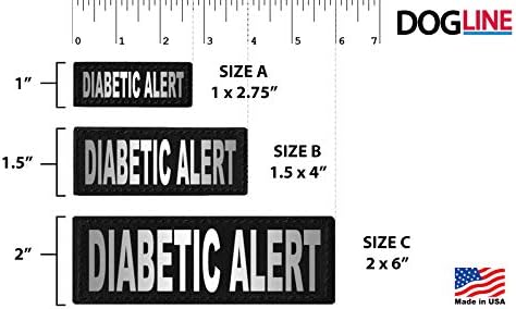 Дијабетичен аларм за дијабетичар отстранливи закрпи, мали/средни
