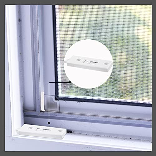 Прозорец брави заклучуваат делови на прозорецот и хардверски прозорец навалување на бравата пластична конструкција, натоварена пролет, 2 инчи
