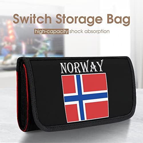 Норвешкото знаме за носење на знаме за прекинувач за складирање на торбички за складирање додатоци за игра со картички со слот за картички