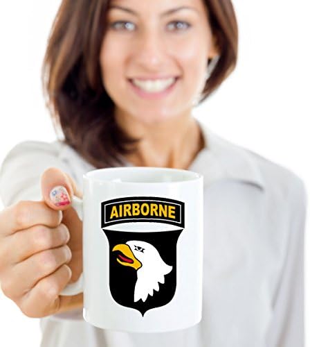 Непознат уметник 101-Та Воздушна Шолја За Кафе-Кригла За Кафе На Американската Армија-Двете Страни
