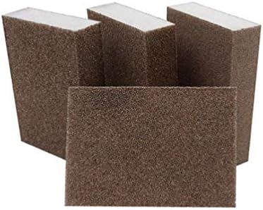 Doitool Sponge Blocks Blocks што може да се пее за еднократно сунѓерски комплет за четки садови полирање дрво метал