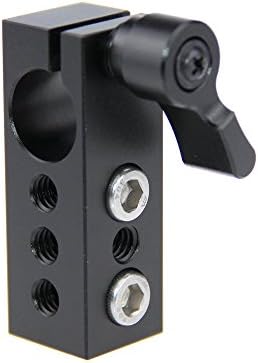 Camvate 1/4 Нишка од 15мм стегач за SLR за поддршка на камерата за поддршка на ладилникот LED зафат - 1094