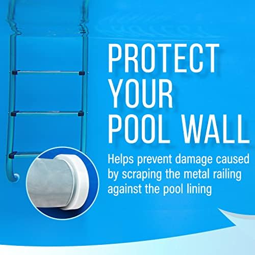 [4 пакувања] Батници за скали во базен За да се заштити лагер за базени - приклучоци за заштитни чекори за базен - делови за базен за базени