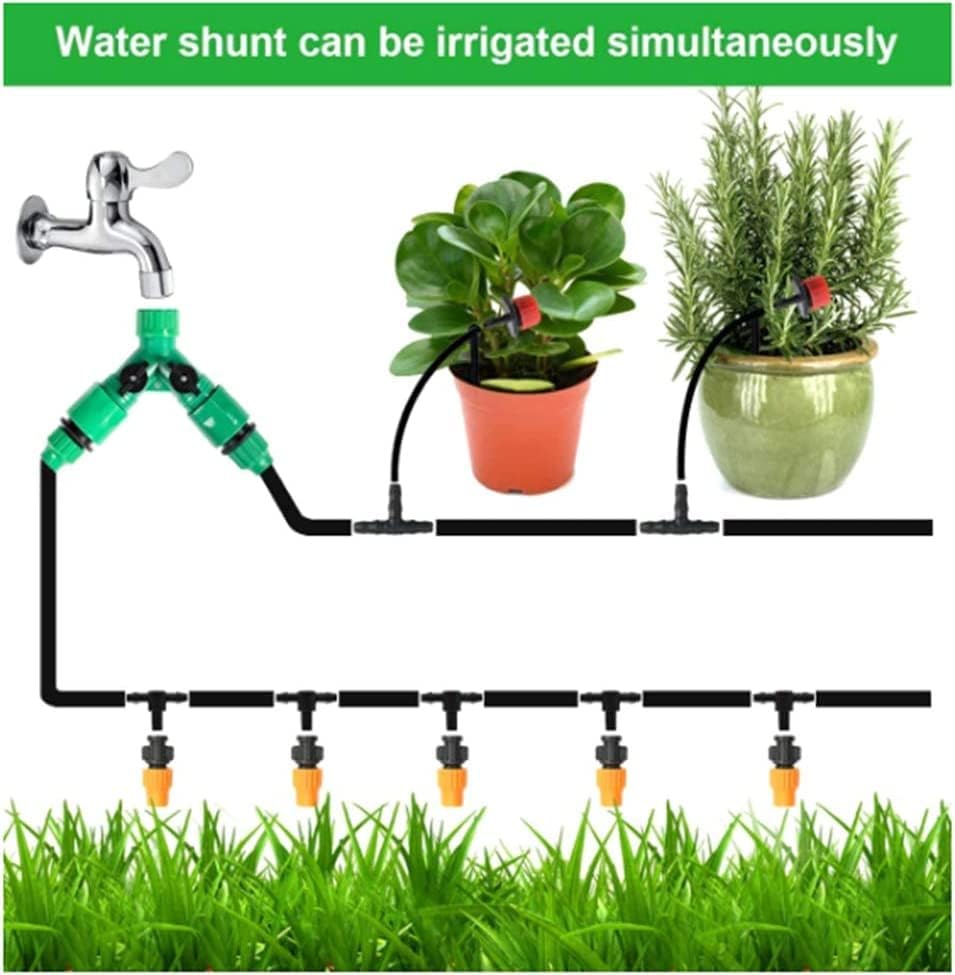 Гуангминг - комплет за наводнување со капка по капка, 30м прилагодлив автоматски систем за наводнување на градина, комплет за наводнување на растенија за внатрешен ?