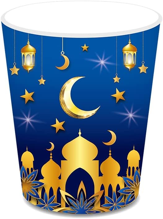 CC Home Eid Mubarak Party Тематски партиски материјали Пакет за еднократна употреба Рамадан Еид ал-Фитр Партија за украси Партија Пакет-