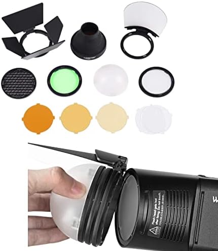 Godox V1 V1-C Блиц За Canon Камера Speedlight Со Godox AK-R1 Додатоци комплет, 2600mah Li-јонска Батерија TTL 76Ws 2.4 G, 1/8000 HSS,