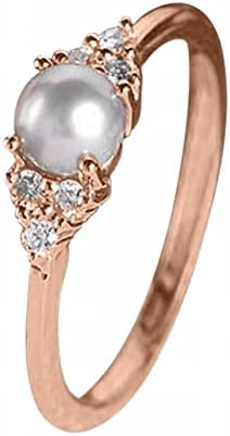 2023 година Нов женски бисер дијамант запишан прстен стилски прстен прстен прстен накит жени