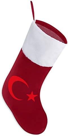 Палто на оружјето на Турција Персонализирана Божиќна порибување Божиќна камин семејна забава што виси украси