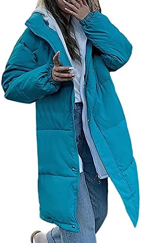Foviguo крзнени палта за жени, есенски обичен палто за одмор за дами плус големина долги ракави лапел удобни палта zipfront