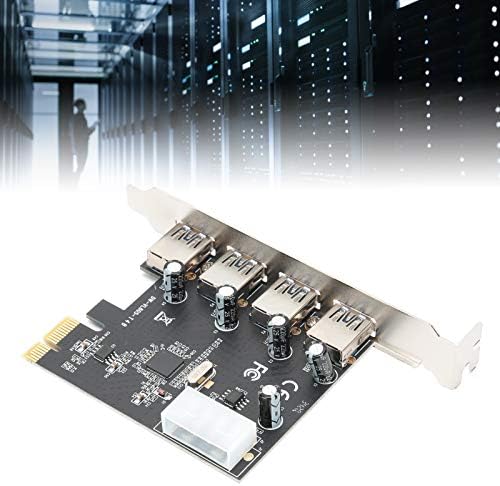 USB 3.0 PCIe Картичка Конвертор, 4 Порт USB 3.0 PCI Експрес НА USB 3.0 PCIe Картичка USB3. 0 Конвертор НЕЦ Адаптер, НЕЦ Конвертор Се Протега