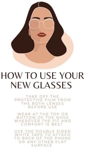 Д -р. Читателите на Носот на Б, нос, чистење очила со универзално подлога за мажи, жени жени за очила за читање на очила за читање