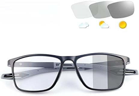 ВЕПИАНТ фотохроматски прогресивни очила за читање мултифокус пролетни шарки за транзиција на очила за сонце против сино светло сонце читатели