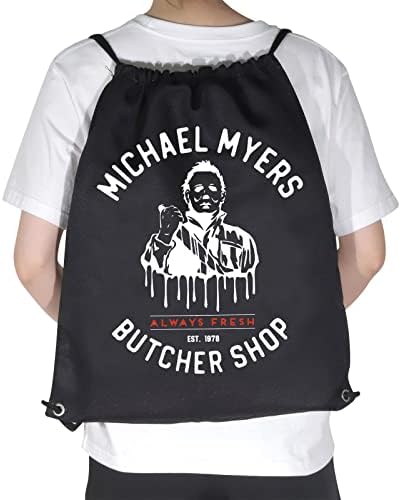 CMNIM Michael Myers стока хорор филм тота торба Мајкл Мајерс месар продавница ТВ -шоу инспирирани подароци за Ноќта на вештерките за
