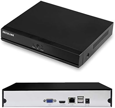 Seculink 10-Channel 4K NVR Ultra HD мрежен видео рекордер Облак P2P Далечински пристап за движење за далечински пристап