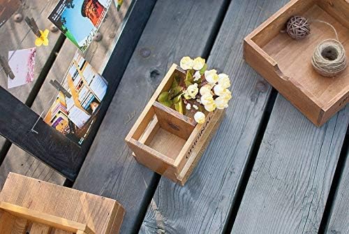 Енкус Зака ​​намирници дрвени четки садови занаетчиски додатоци дрвена кутија дома декорација мала дрвена кутија f f