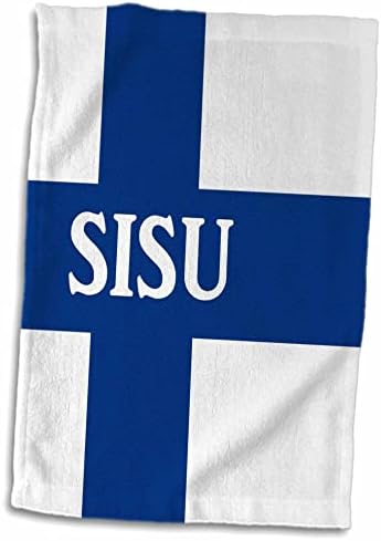 3dRose-InspirationzStore-Типографија-Сису На Знамето На Финска-фински Збор За Фин Стоичка Јачина На Волја-Крпи