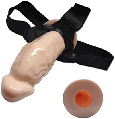 Носат каиш силиконски дилдос шупливо вратило за возрасни секс играчки, одвојлив силиконски G место стимулатор вагин масиран женски мастурбатор
