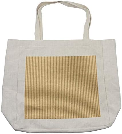 Геометриска торба за купување на Амбесон, апстрактна племенска шема со вгнезден гранџ ромб форми, еколошка торба за еднократна употреба