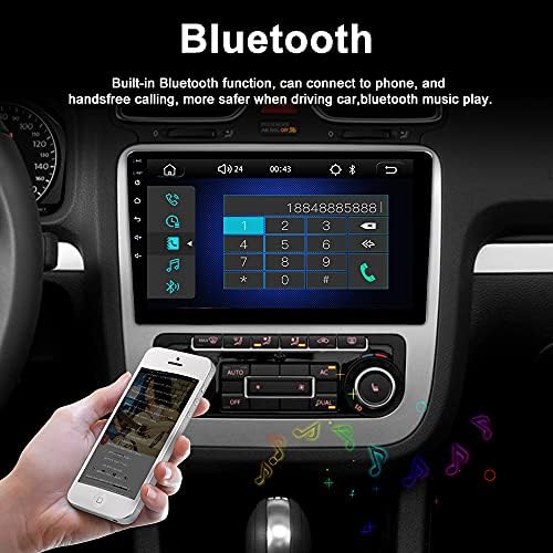 9 Инчен Екран На Допир Автомобил Стерео Двојно Дин Apple Carplay Android Авто Автомобил Радио Bluetooth Со Резервна Камера Микрофон